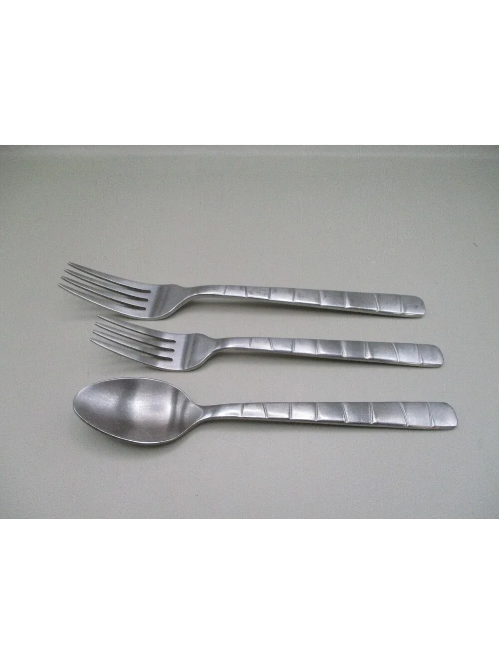 Oneida Modulus Black Satin Stainless Flatware Replacement Pieces Lot 3 Pc